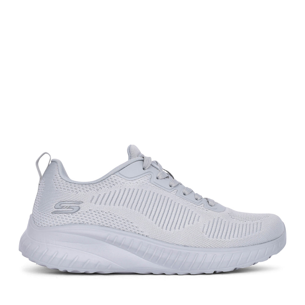 Ladies 117209 Face Off Laced Trainer In Light Grey