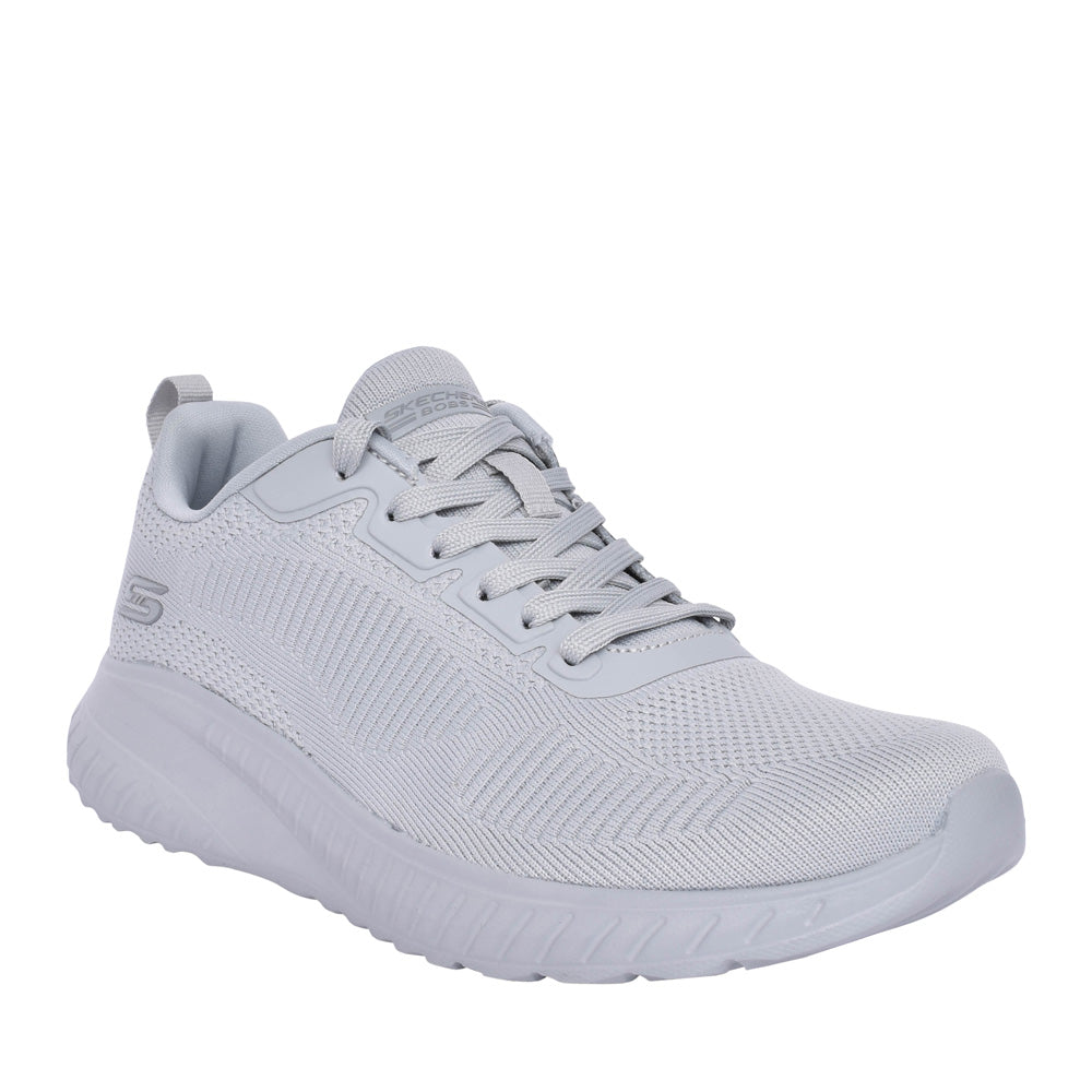 Ladies 117209 Face Off Laced Trainer In Light Grey