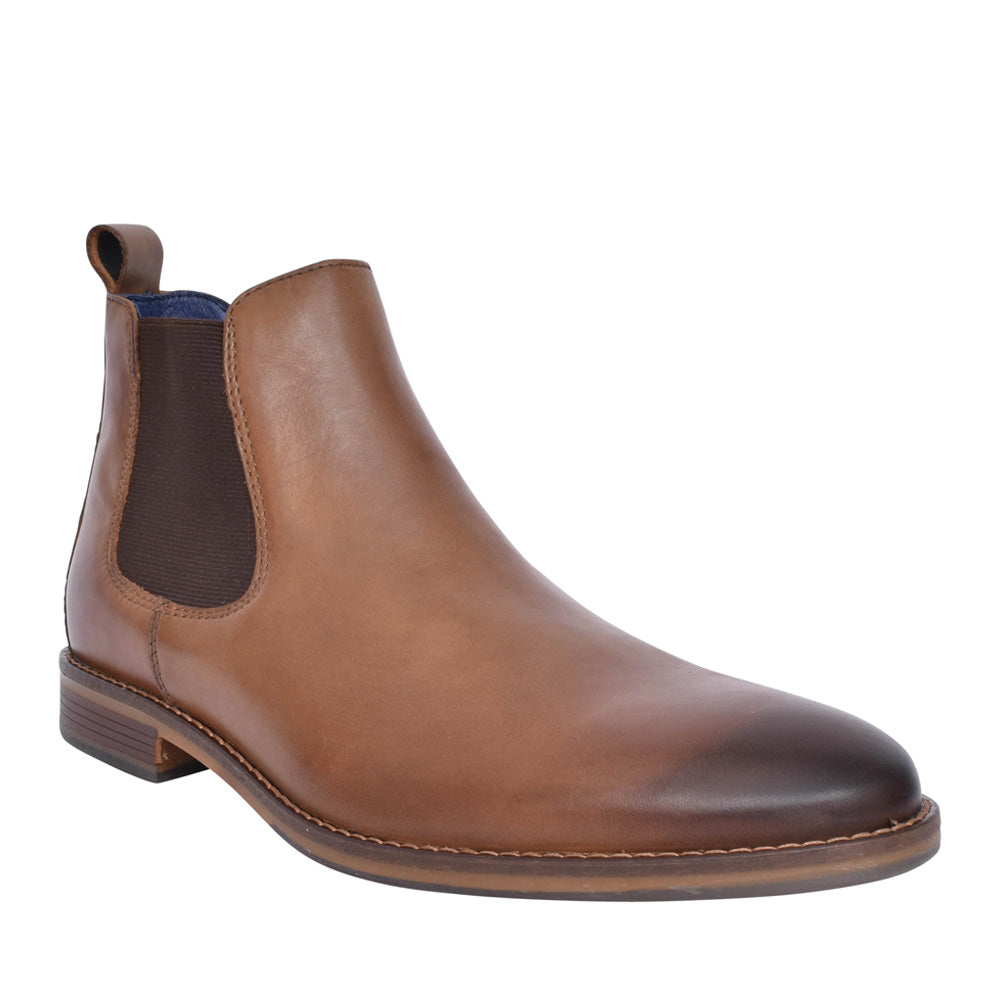 Mens Steed Chelsea Boot In Tan