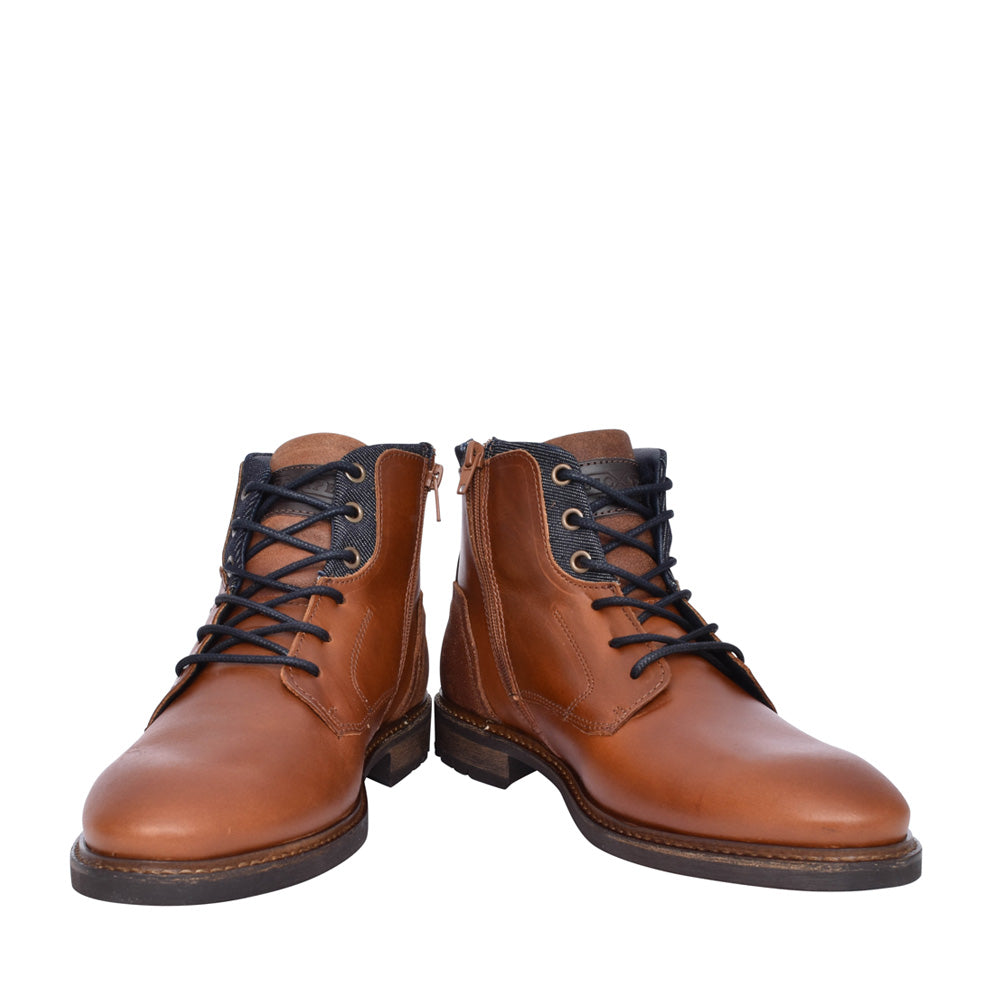 Mens Safecracker Laced Ankle Boot In Tan