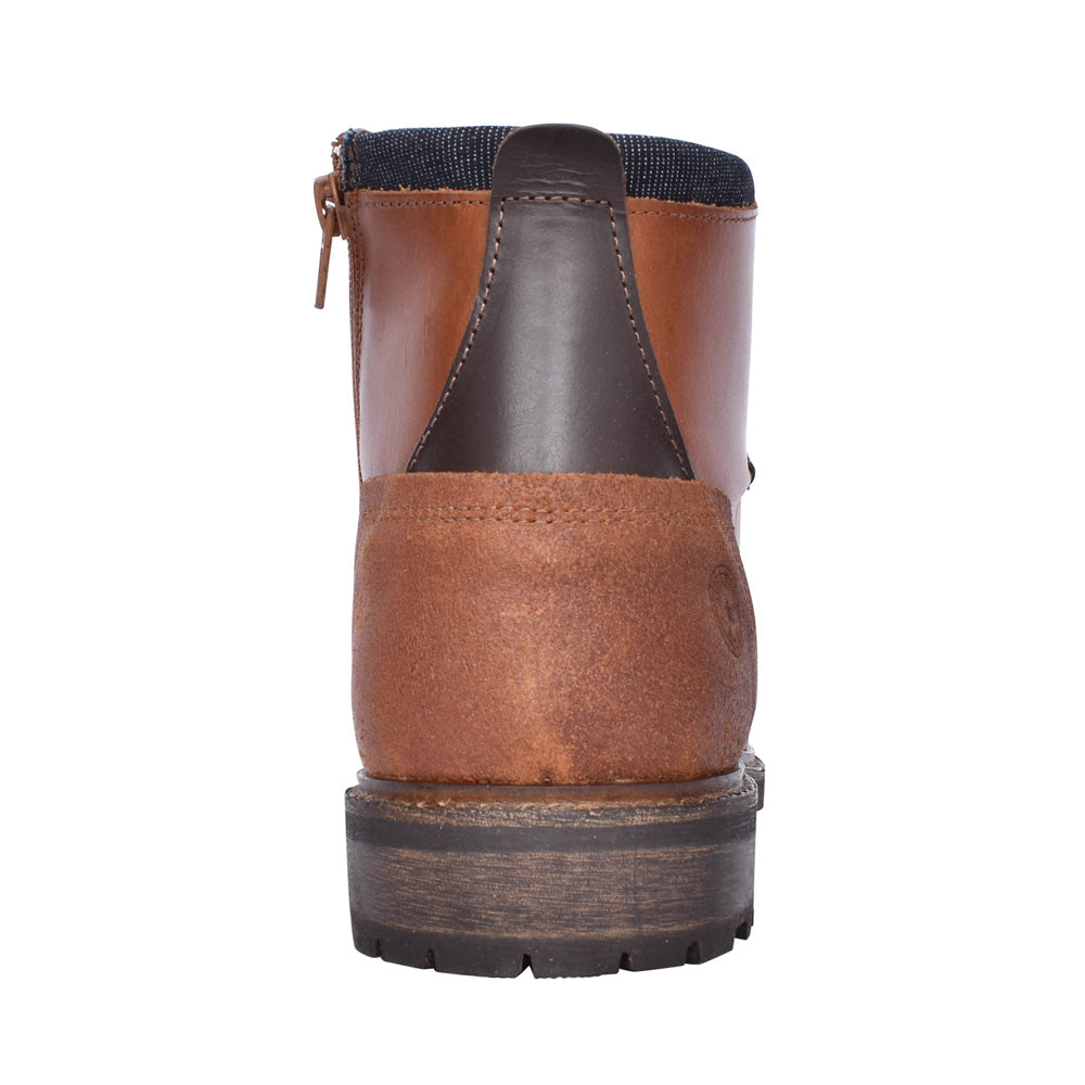 Mens Safecracker Laced Ankle Boot In Tan