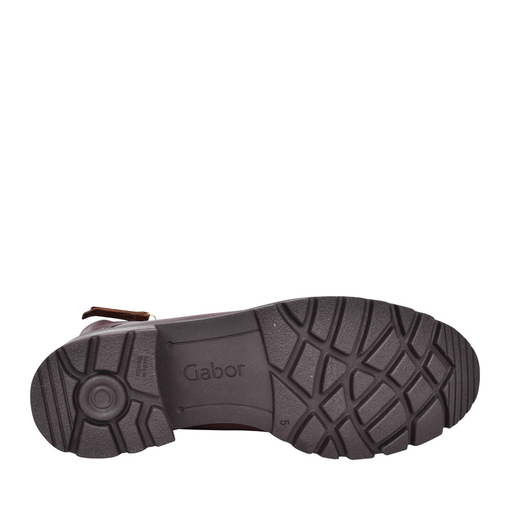 Ladies 92.785 Serve Laced Ankle Boot In Brown