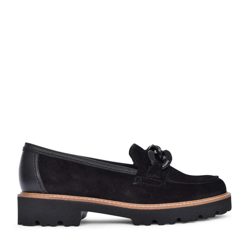 Ladies 95.241 Daisy Chunky Slip On Shoe In Black