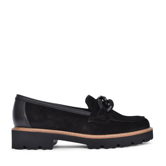Ladies 95.241 Daisy Chunky Slip On Shoe In Black