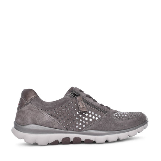 Ladies 96.968 Laced Trainer In Grey