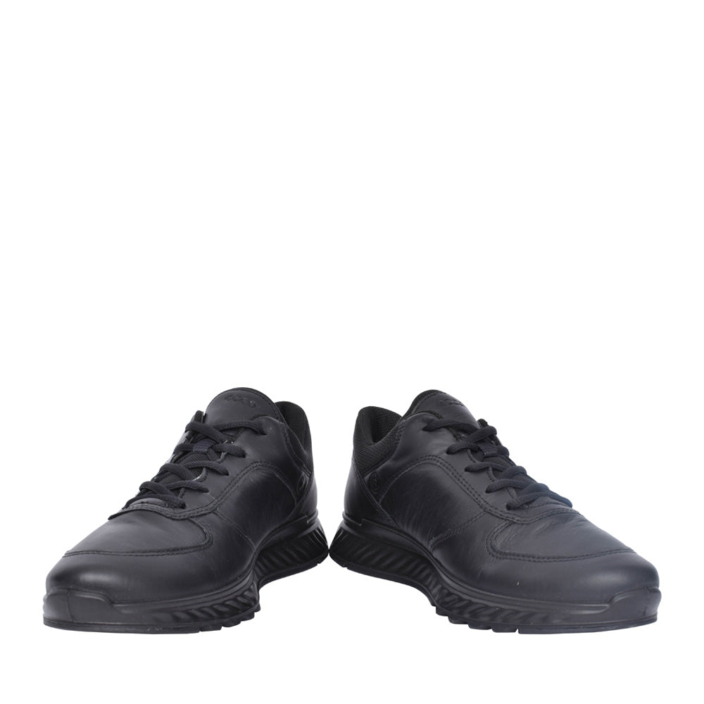 Ladies Exostride 835303 Laced Trainer In Black
