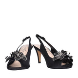 Ladies Flr039 Ankara  Sling-back Heel In Black