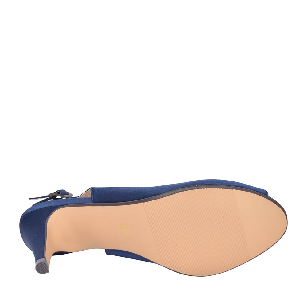 Ladies Flr039 Ankara  Sling-back Heel In Navy