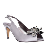 Ladies Flr039 Ankara  Sling-back Heel In Grey