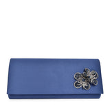 Ladies Zlr039 Ankara Clutch Bag In Navy