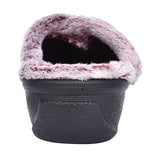 Wedge Mule Slipper In Red