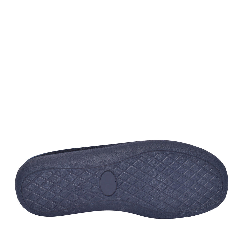 Mens Albert Mule Slipper In Navy