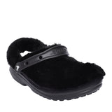 Unisex 207303 Fluffy Clog Slipper In Black