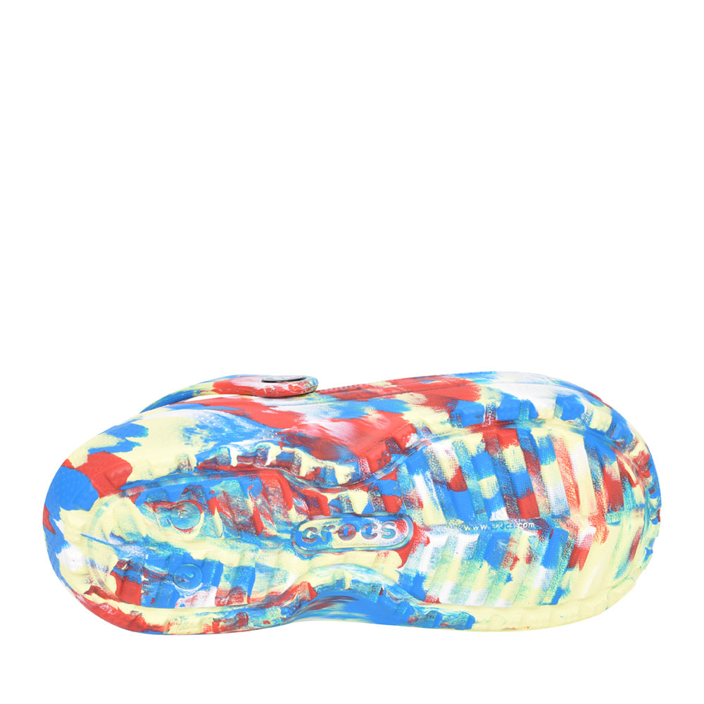 Unisex 207773 Classic Lined Marble Clog In Multi-colour