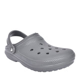 Unisex 203591 Classic Fuzz-lined Clog In Grey
