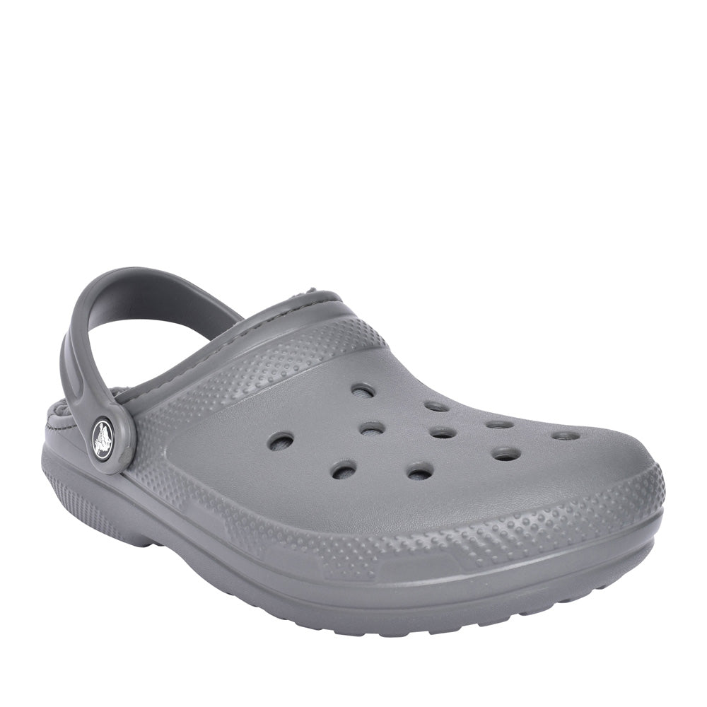 Unisex 203591 Classic Fuzz-lined Clog In Grey