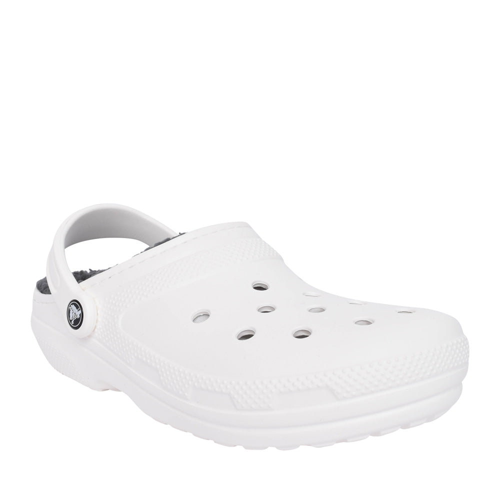 Unisex 203591 Classic Fuzz-lined Clog In White