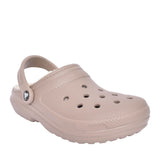 Unisex 203591 Classic Fuzz-lined Clog In Taupe