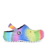 Unisex 208081 Classic Lined Slipper In Rainbow