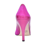 Ladies 7993 High Heel Court Shoe In Hot Pink
