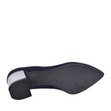 Ladies 5671 G-fit Medium Heel Court Shoe In Navy