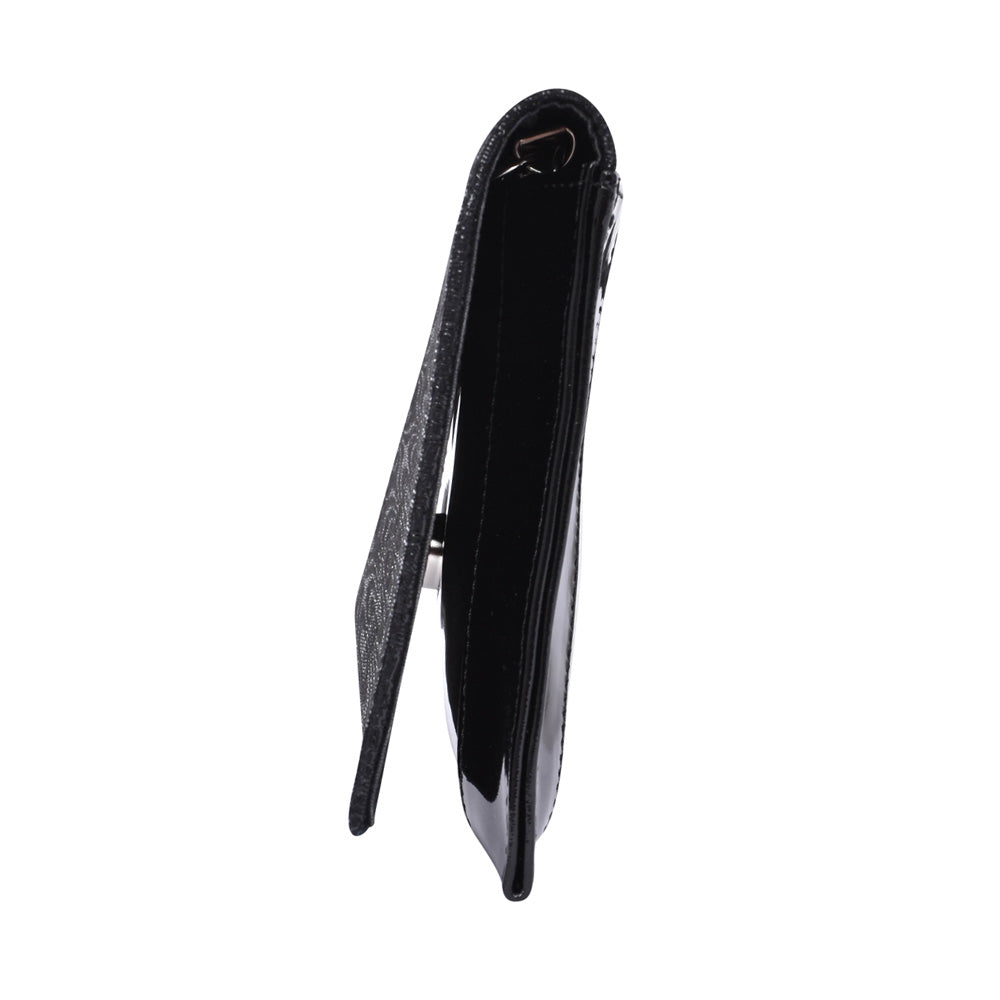 Ladies 0002-p Clutch Bag In Black