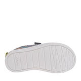 Boys City Bright Grey Combi Canvas Shoe In Kids F Fit