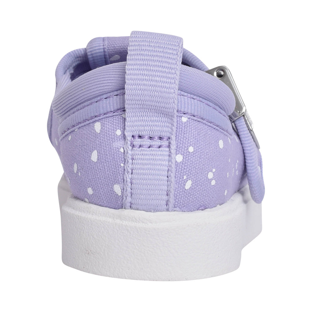 Girls City Dance T Lilac Canvas Shoe In Kids F Fit
