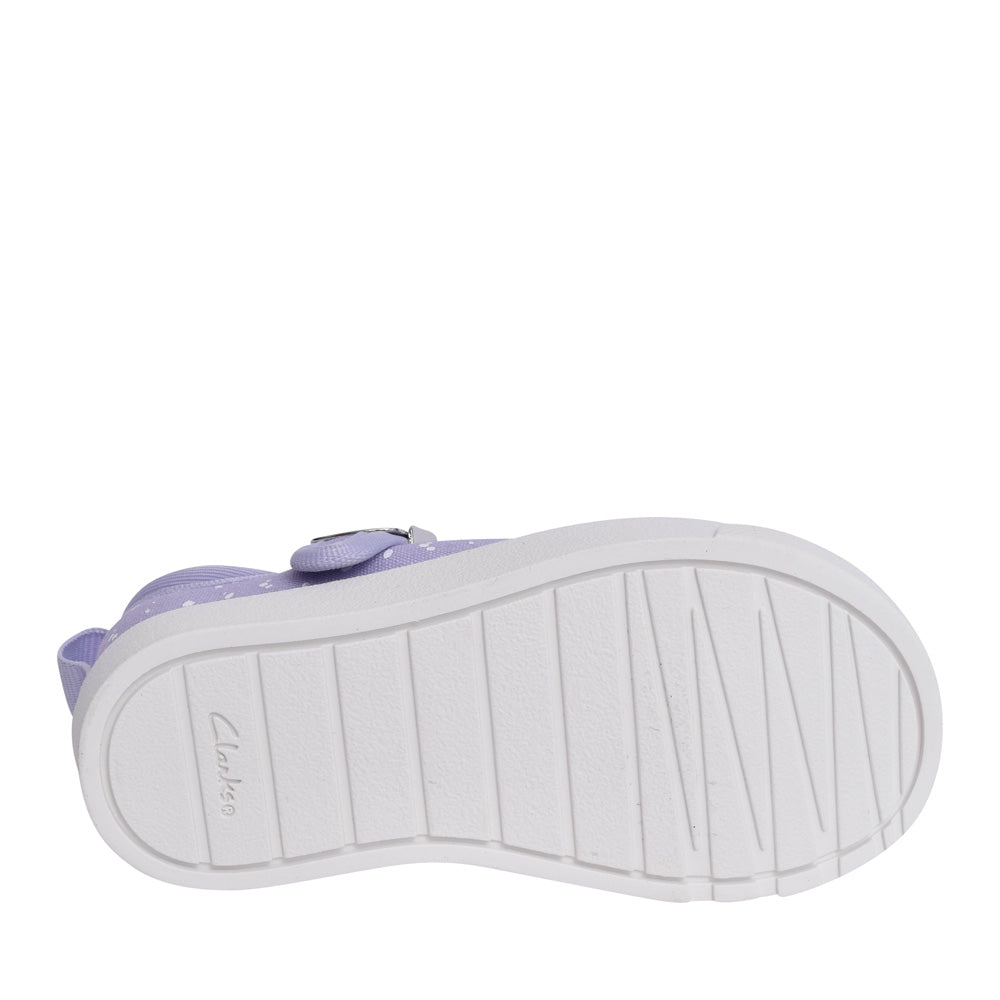 Girls City Dance T Lilac Canvas Shoe In Kids G Fit