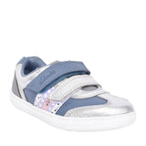 Girls Flash Web T Denim Blue Velcro Shoe In Kids G Fit