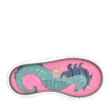 Girls Foxing Play T Pink Canvas Velcro Shoe In Kids F Fit
