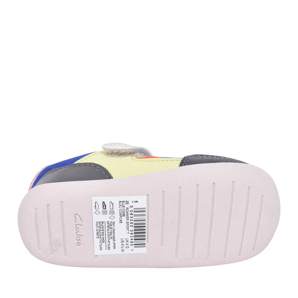 Boys Roamer Sport Blue Combi Shoe In Kids G Fit