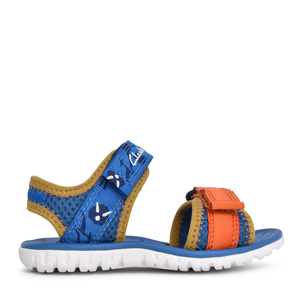 Boys Surfing Tide Blue Textile Sandal In Kids G Fit