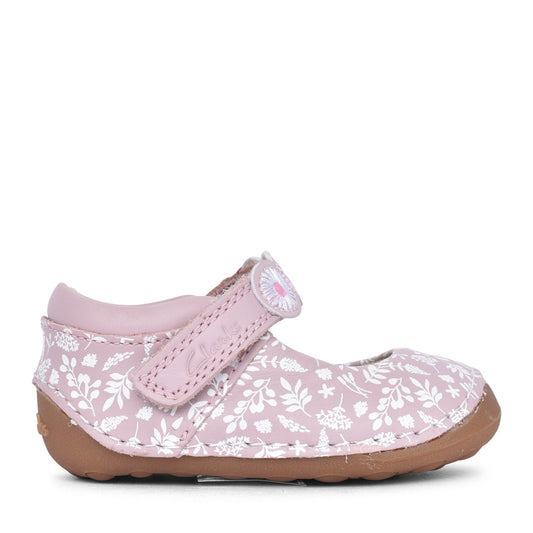 Girls Tiny Flora T Pink Shoe In Kids F Fit