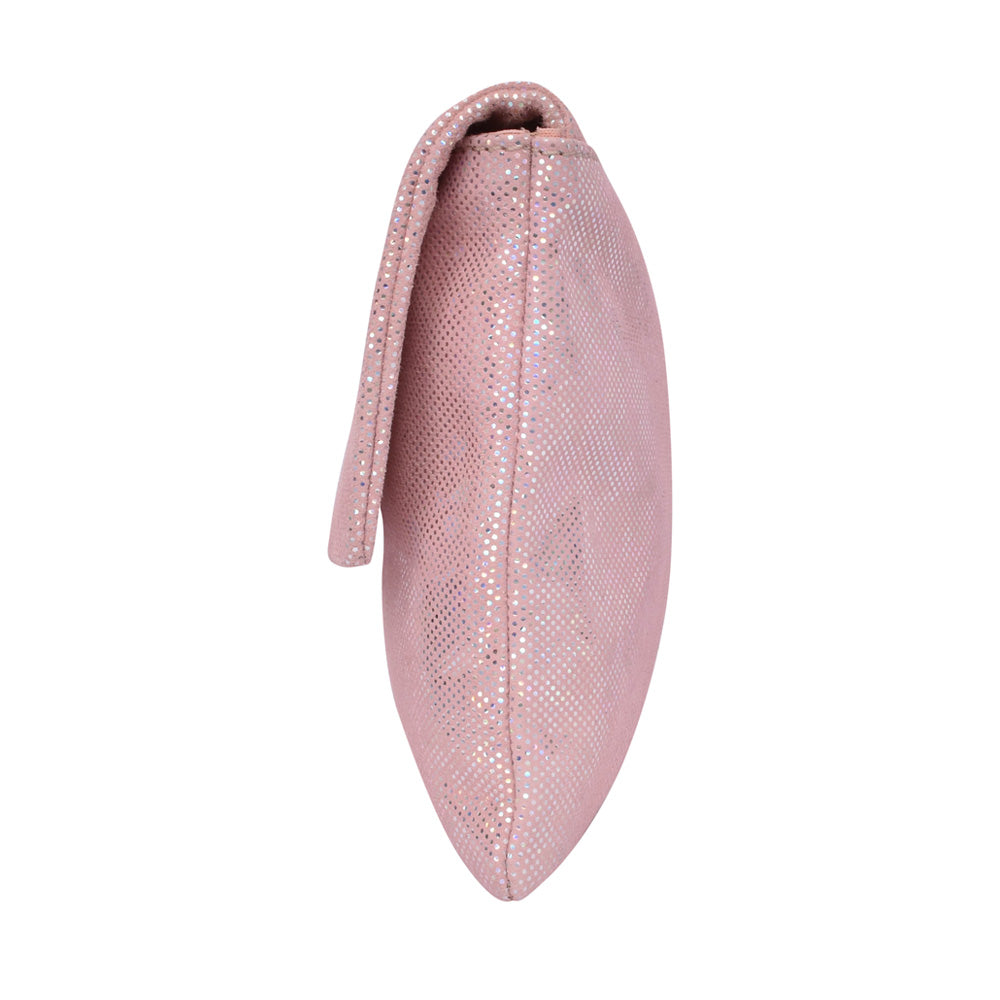 Ladies Polly Clutch Bag In Pink