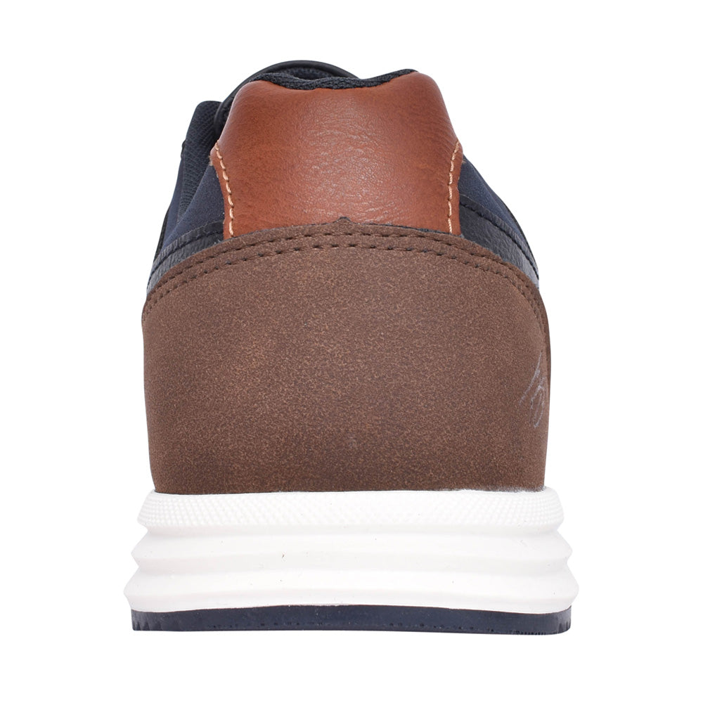 Mens Howley Laced Trainer In Navy
