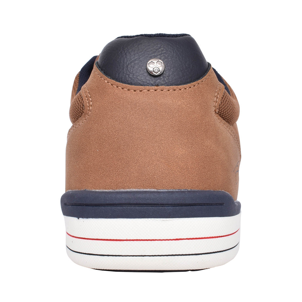 Mens Bennett Laced Trainer In Tan