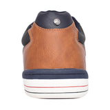 Mens Bennett Laced Trainer In Charcoal