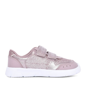 Girls Ath Sonar K Pink Sparkle Trainer In Kids F Fit