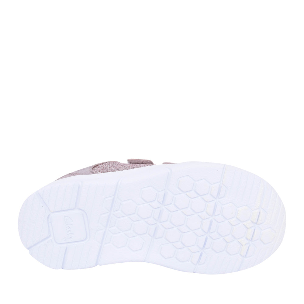 Girls Ath Sonar K Pink Sparkle Trainer In Kids F Fit