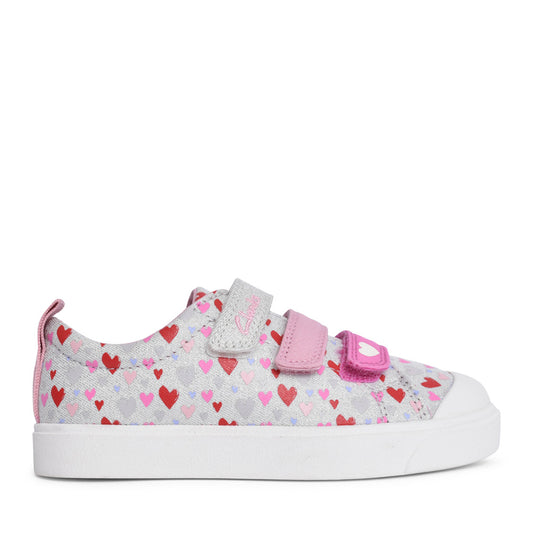 Girls City Vibe K Cotton Canvas Shoe In Kids F Fit