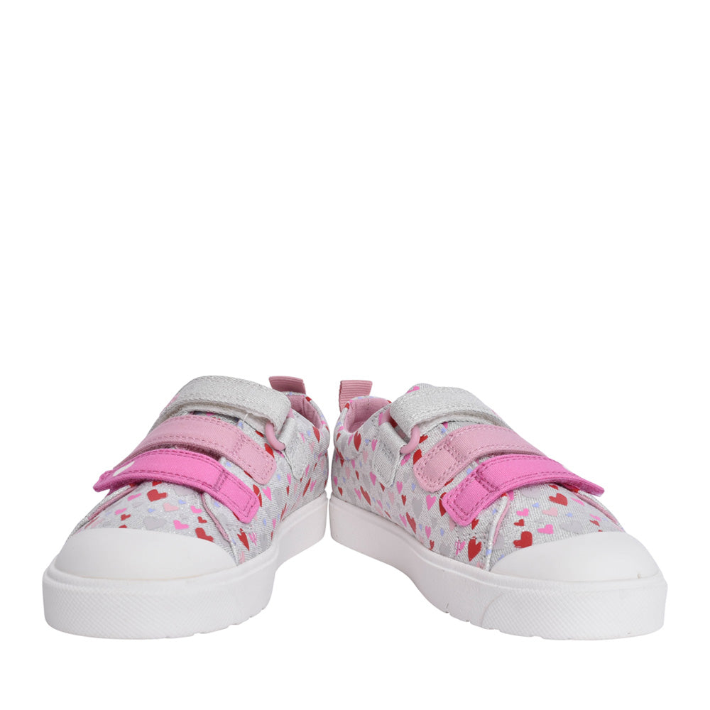 Girls City Vibe K Cotton Canvas Shoe In Kids F Fit