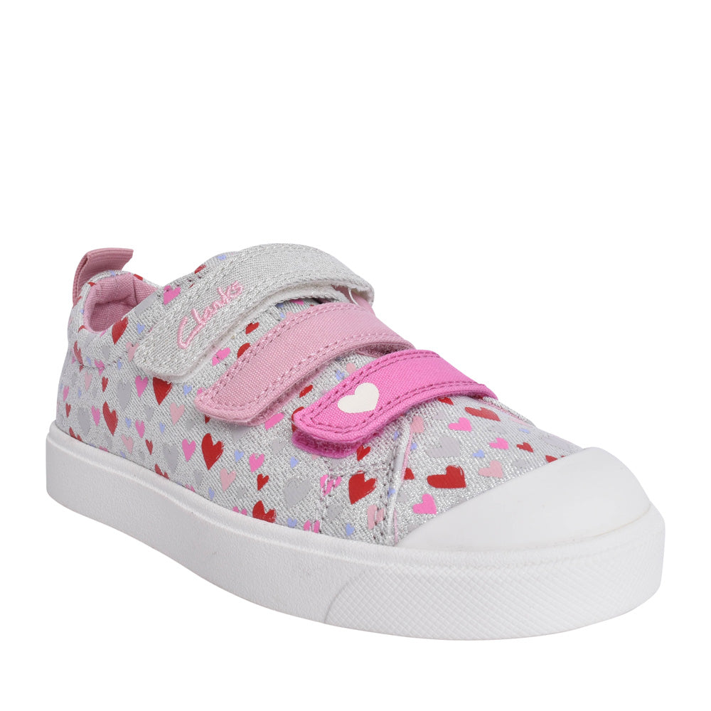 Girls City Vibe K Cotton Canvas Shoe In Kids G Fit