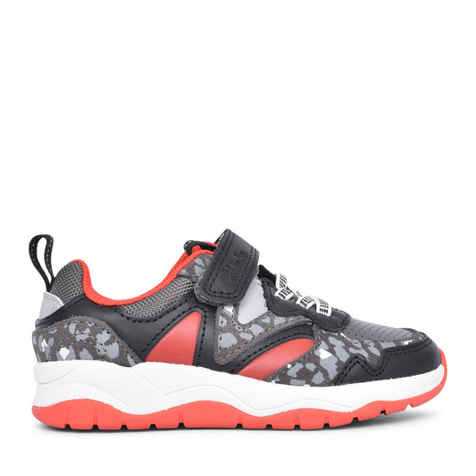 Boys Clowder Run Black Combi Trainer In Kids G Fit