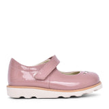 Girls Crown Jane K Dusty Pink Pat Shoe In Kids F Fit