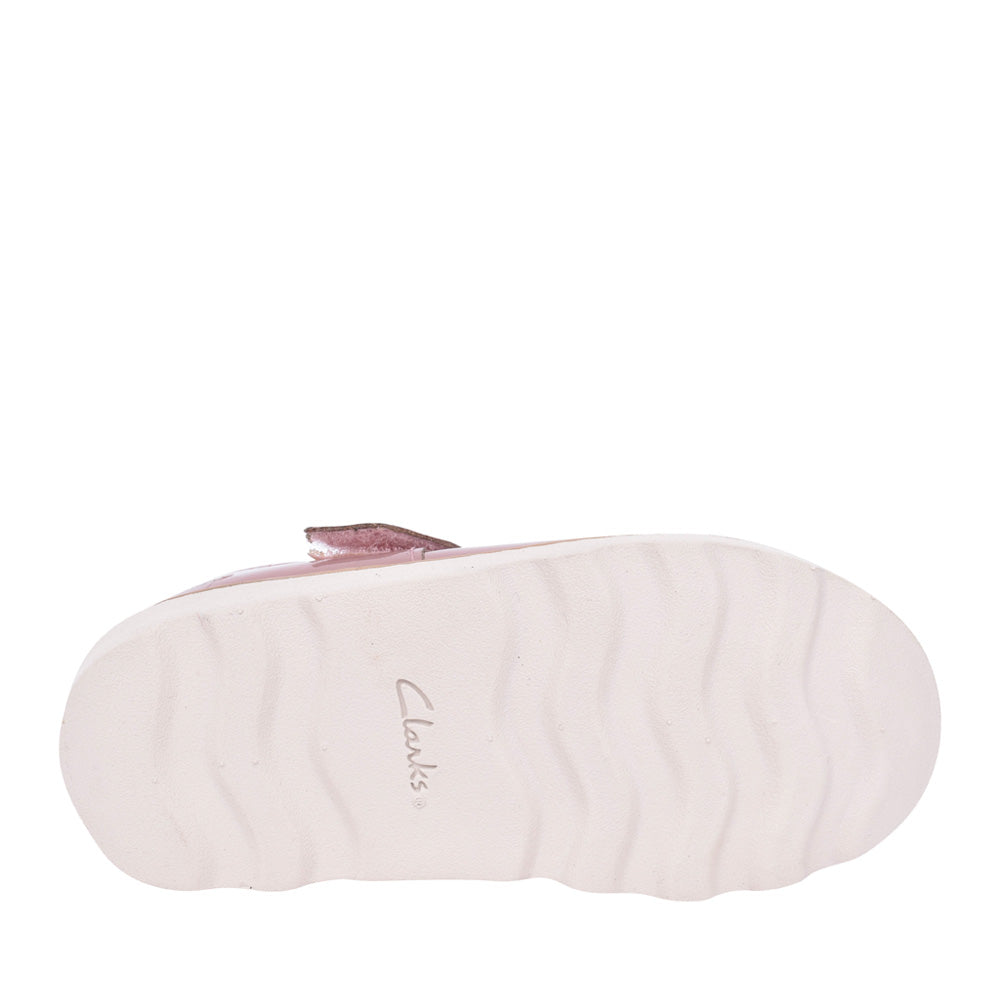 Girls Crown Jane K Dusty Pink Pat Shoe In Kids F Fit