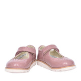 Girls Crown Jane K Dusty Pink Pat Shoe In Kids G Fit