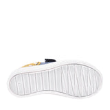 Boys Nova Cheat K Denim Blue Leather Shoe In Kids G Fit