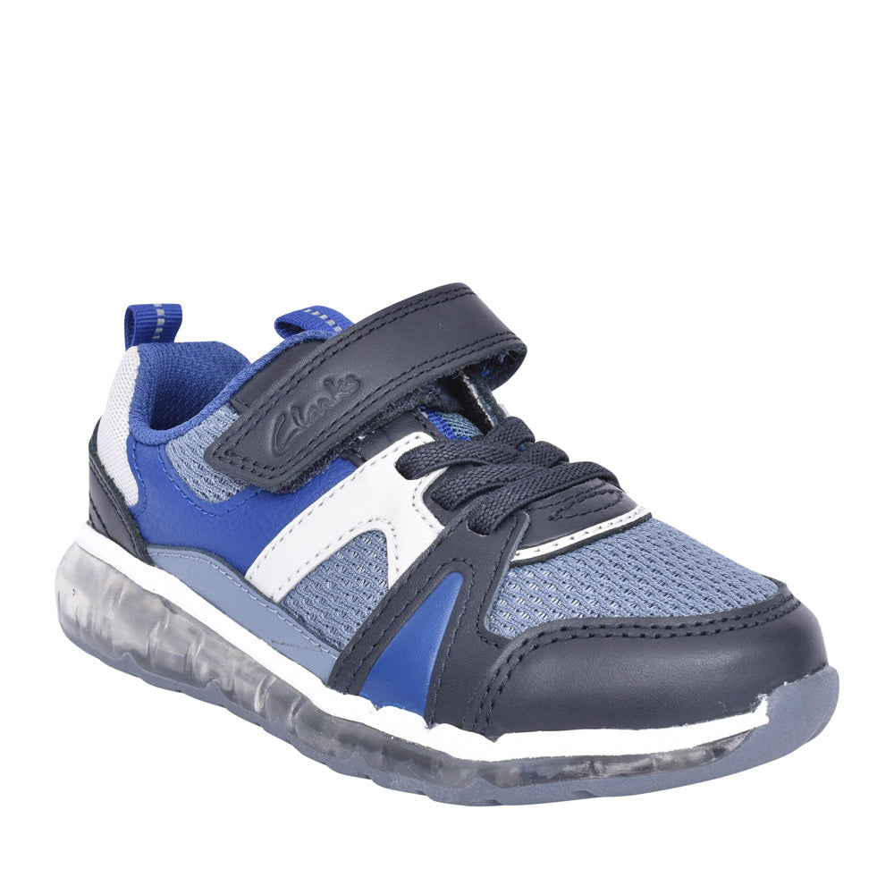 Boys Spark Flash K Blue Combi Trainer In Kids G Fit