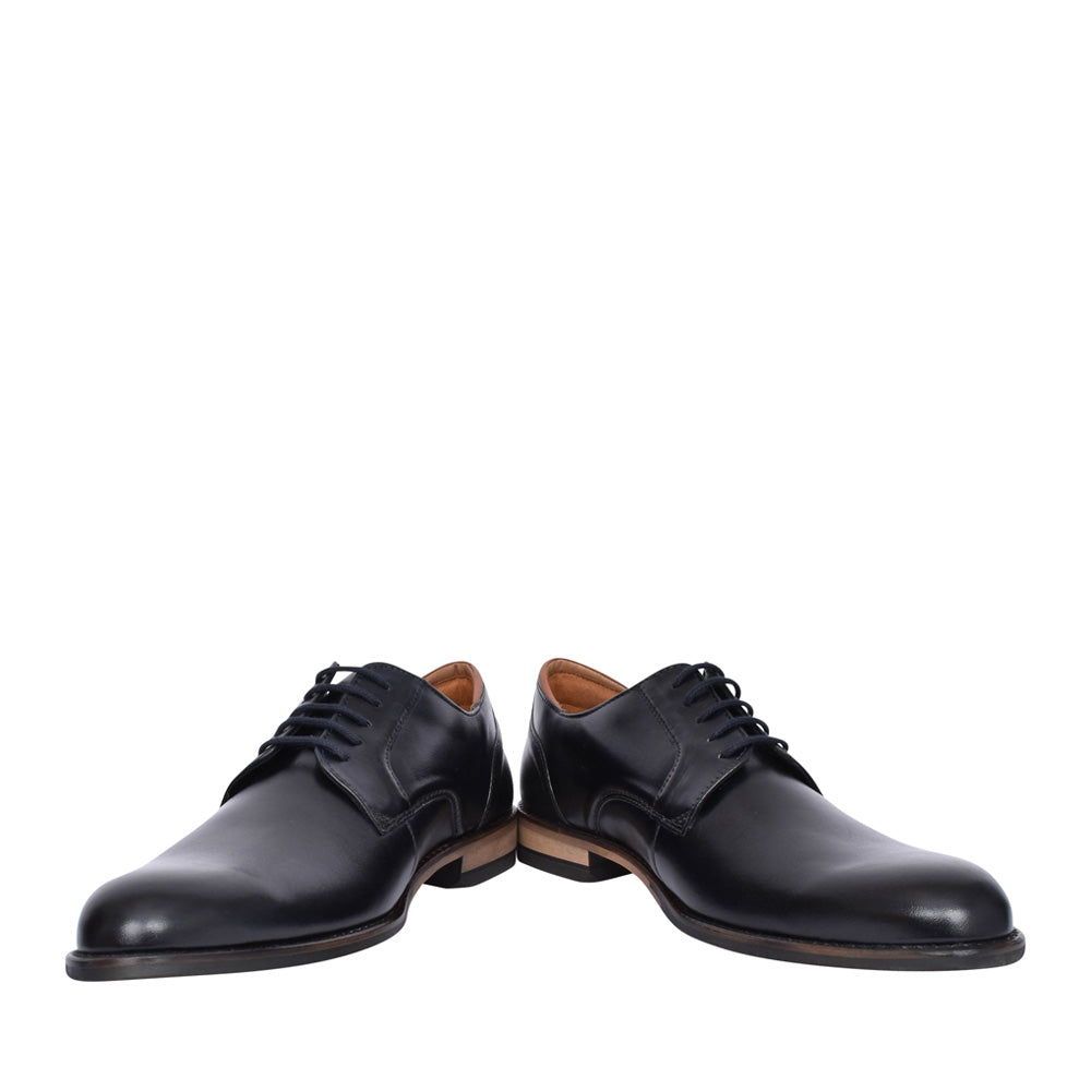 Mens Craft Arlo Lace Leather G-fit Laced Shoe In Navy
